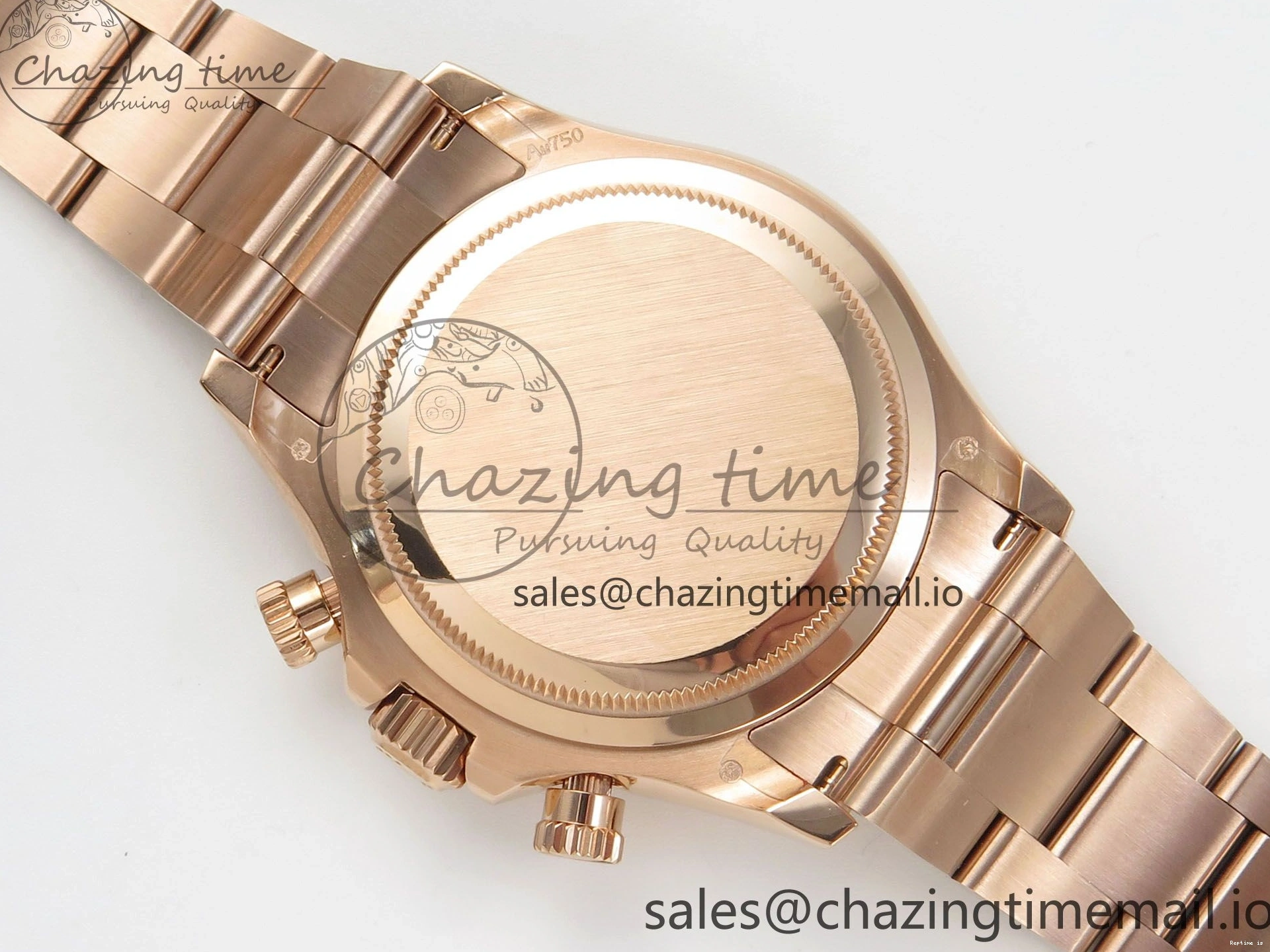 1227 TechFriendly Daytona 126505 RG QF 1:1 Best Edition RG Black Dial Crystal Markers On RG Bracelet SH4131 V6 (Gain Weight) 303